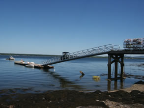 Heavy duty aluminum gangway