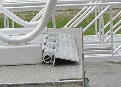 piano hinge for aluminum gangway